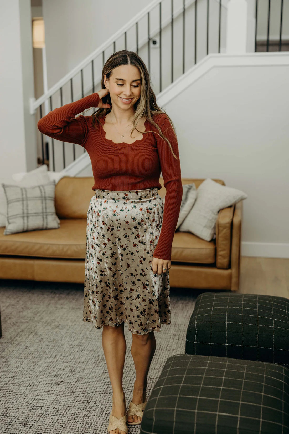 A Line Skirt in Irish Twine- Misses (XS-XL)
