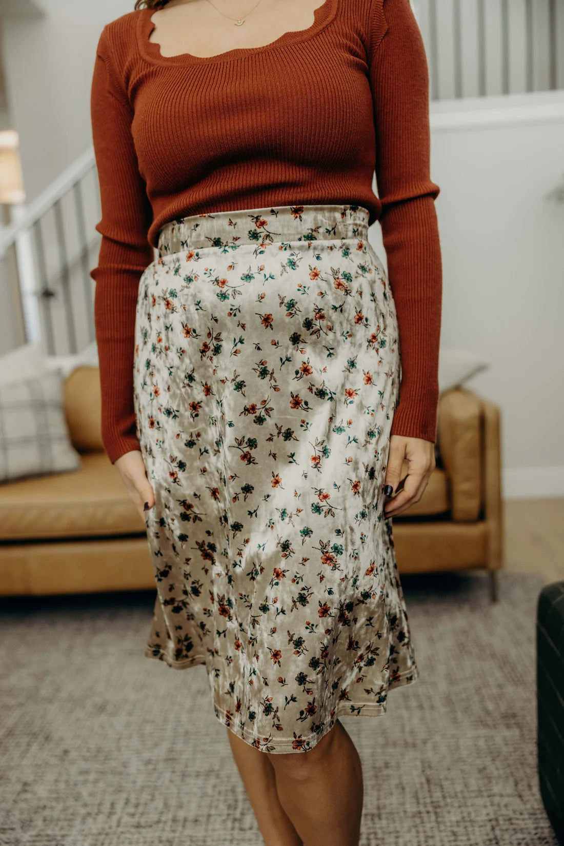 A Line Skirt in Irish Twine- Misses (XS-XL)