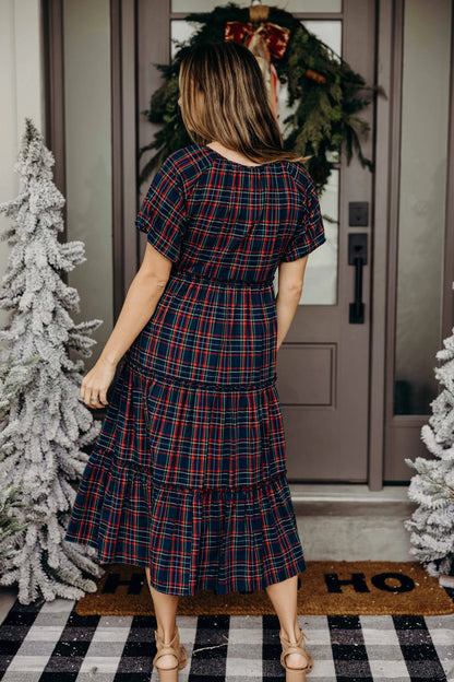 Serena Dress in Heritage Plaid- Misses and Plus (XS-3X)