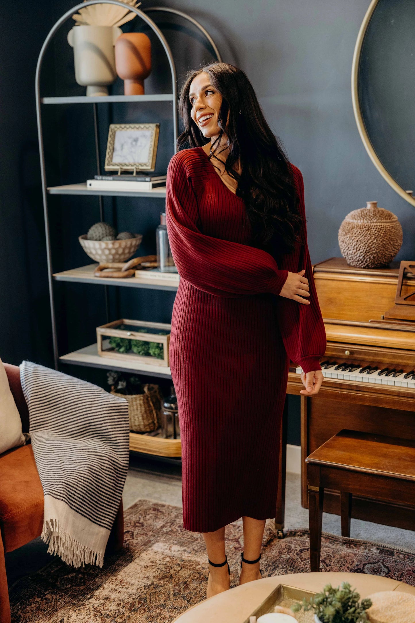 Romee Dress in Rhubarb- Misses (XS-XL)