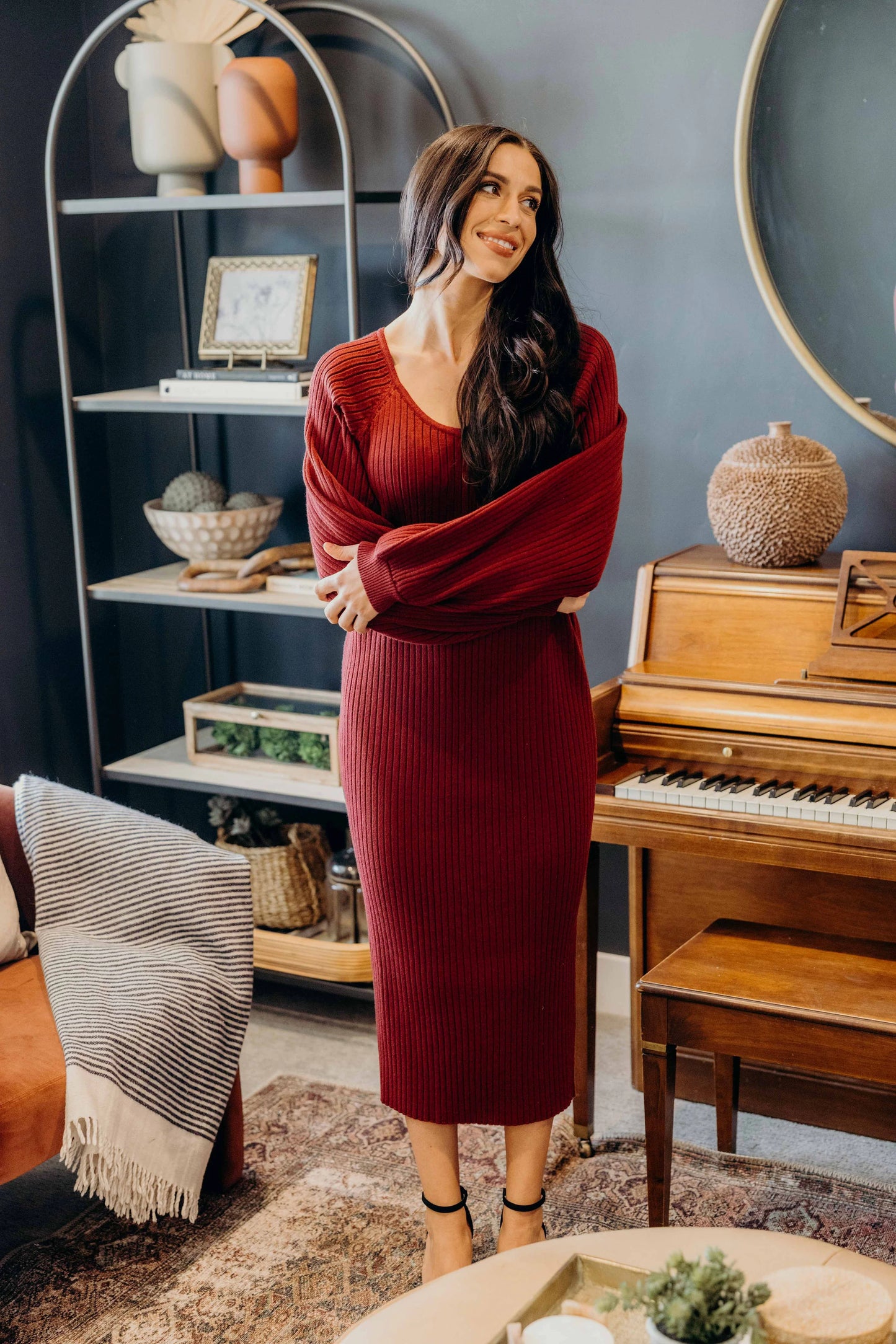 Romee Dress in Rhubarb- Misses (XS-XL)