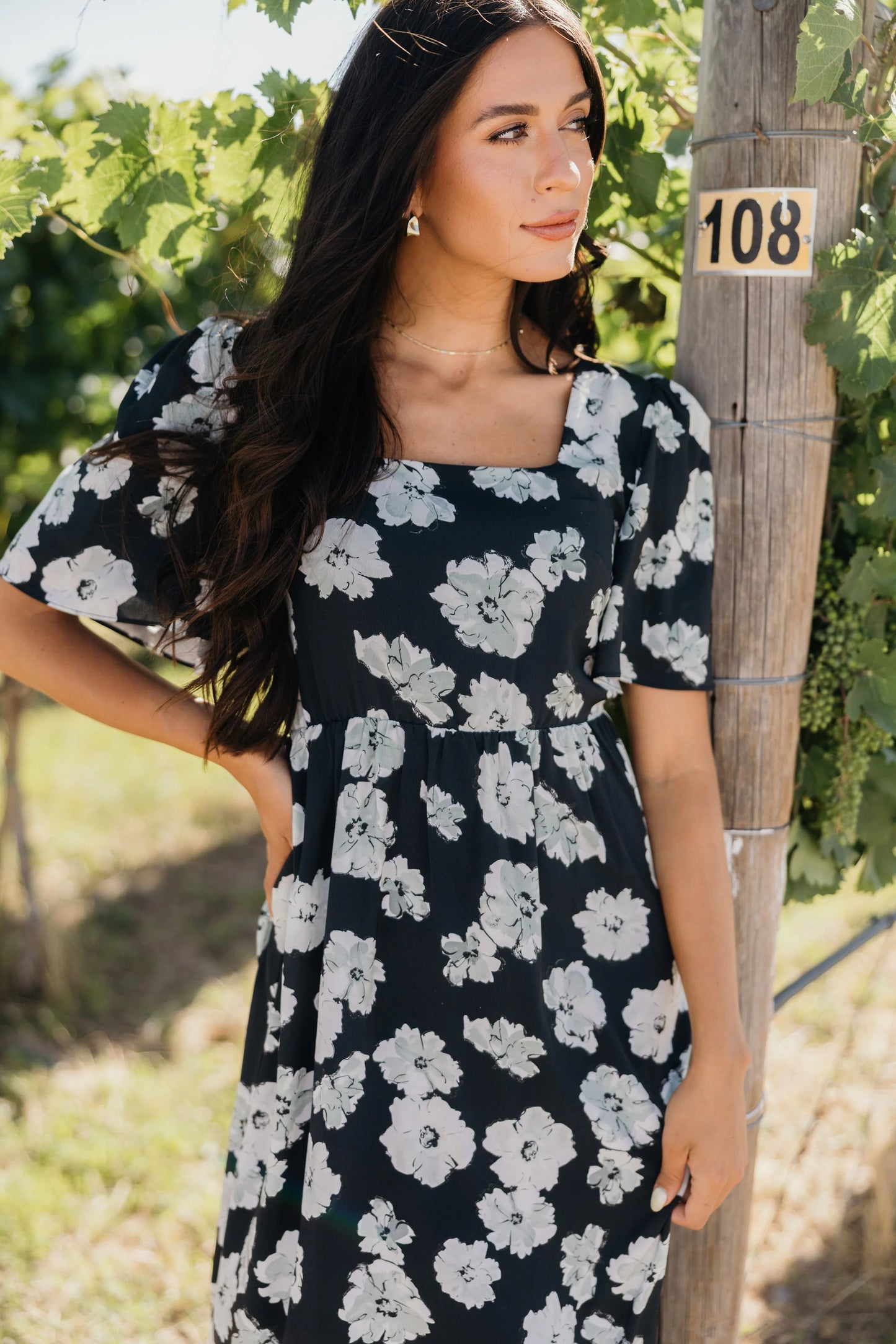 Alanna Dress in Iced Petal- Misses and Plus (XS-4X)