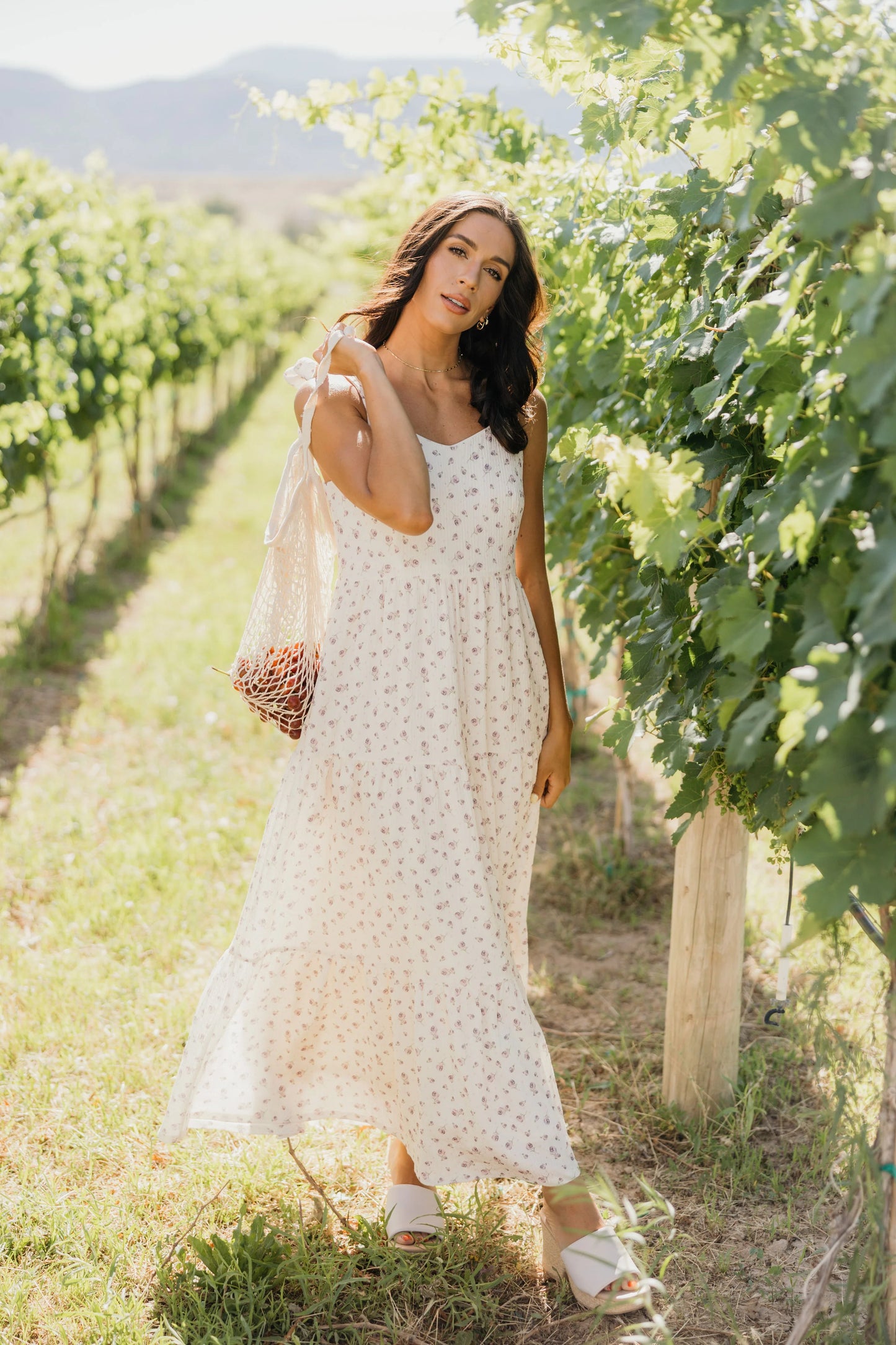 Francine Dress in Grape Nectar- Misses and Plus (XS-4X)