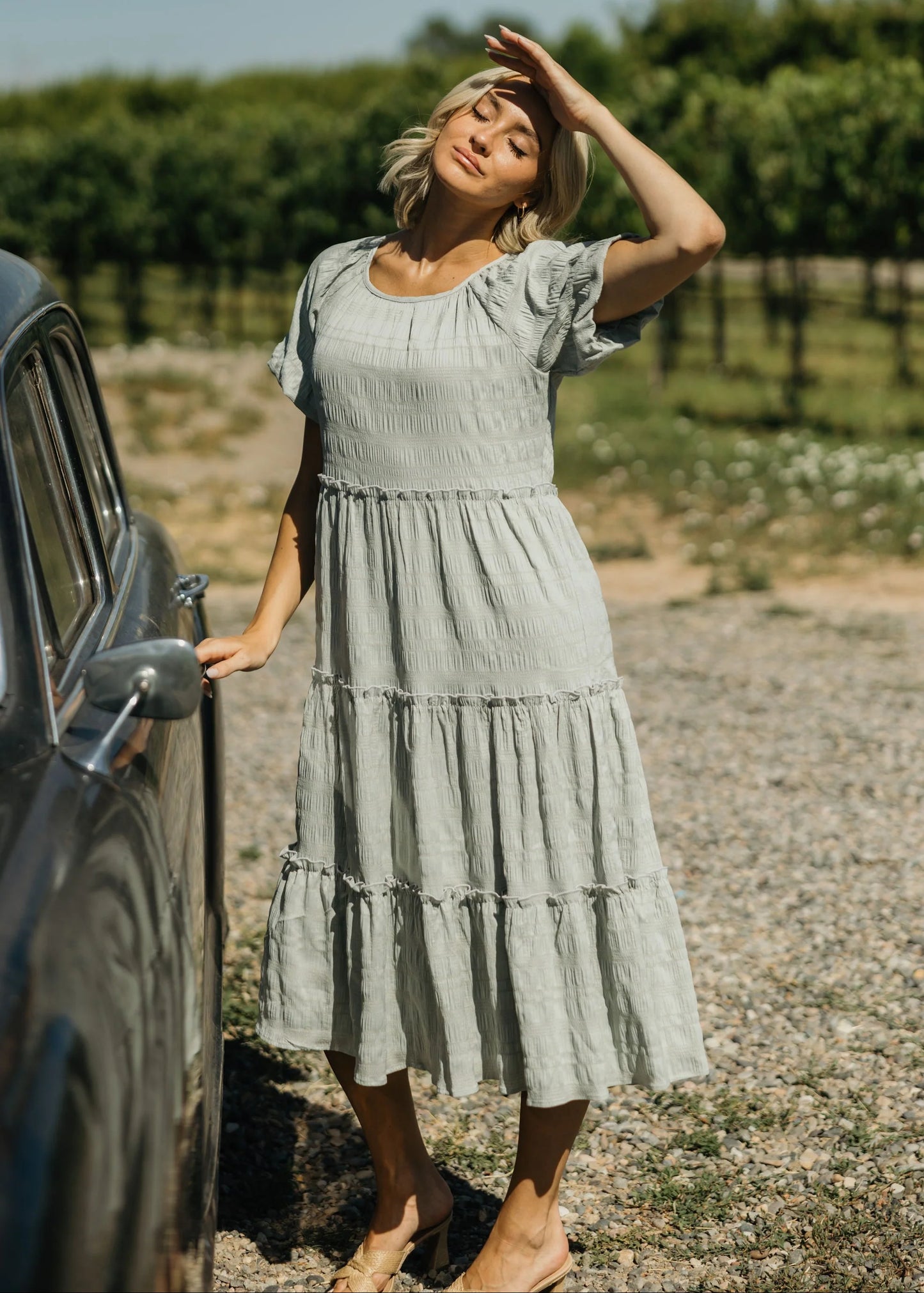 Serena Dress in Mint Julep- Misses and Plus (XS-4X)