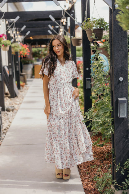 Eden Dress in Wildberry Stitch- Misses and Plus (XS-M,2X-4X)