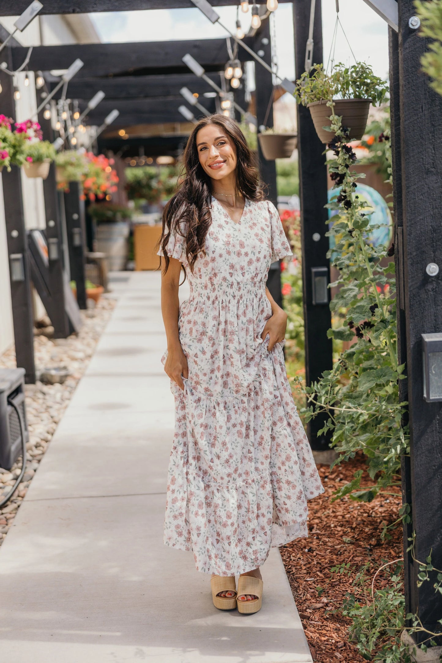 Eden Dress in Wildberry Stitch- Misses and Plus (XS-M,2X-4X)