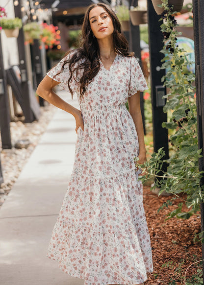 Eden Dress in Wildberry Stitch- Misses and Plus (XS-M,2X-4X)