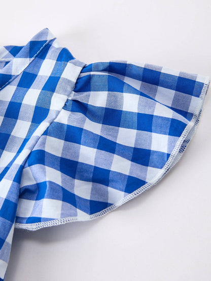 Bexley Romper in Blue- Infant Girls (3M-18M)