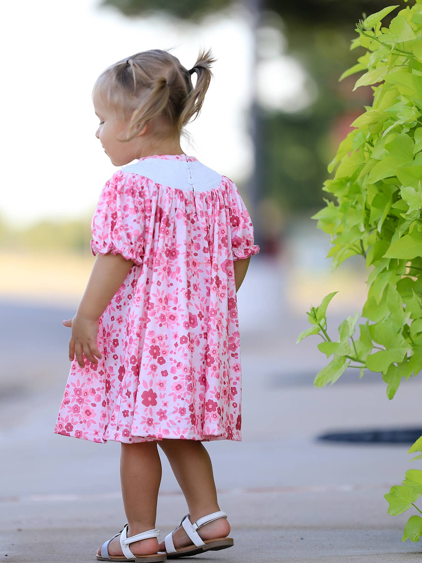 Boots Smocking Dress in Pink- Girls (2-7)