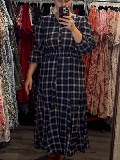 Tasmin Dress in Navy Multi- Misses (S-XL)