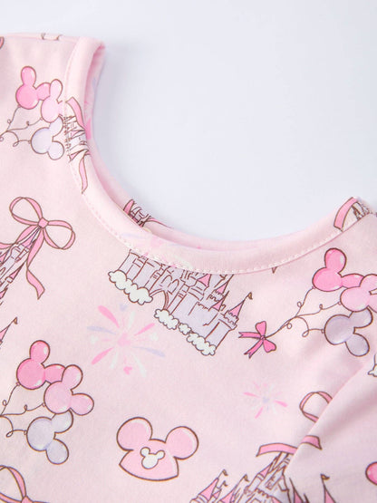 Meet Me at the Castle Dress in Pink- Girls/Tween (2-8/9)