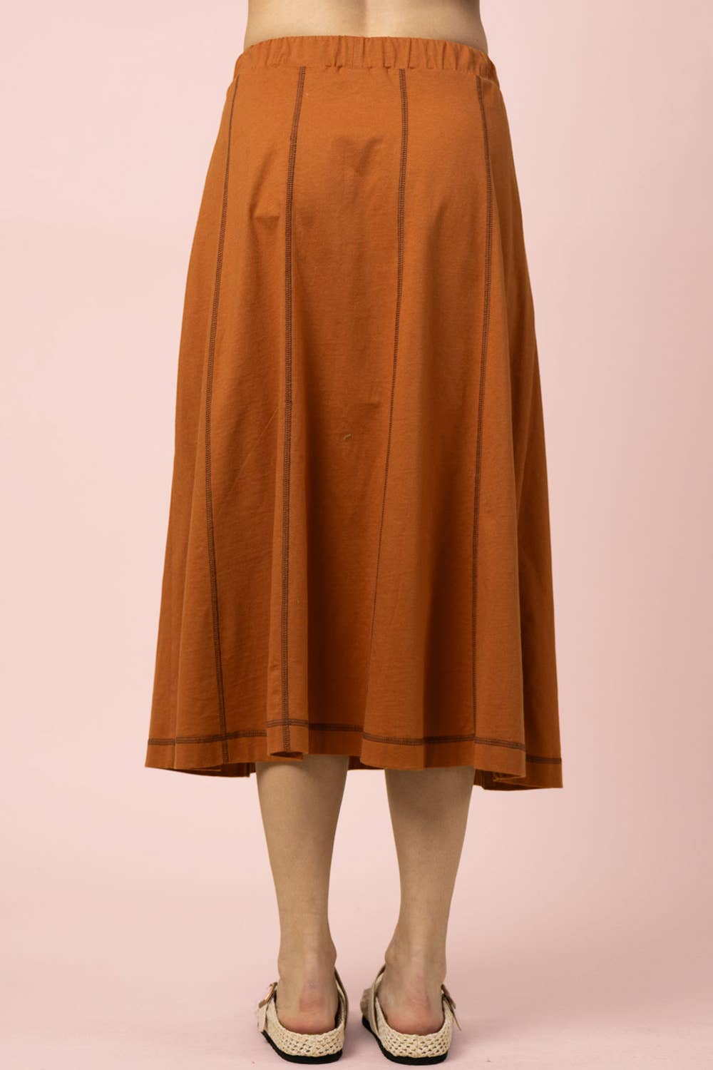 Andie Skirt in Tobacco- Misses (S-L)