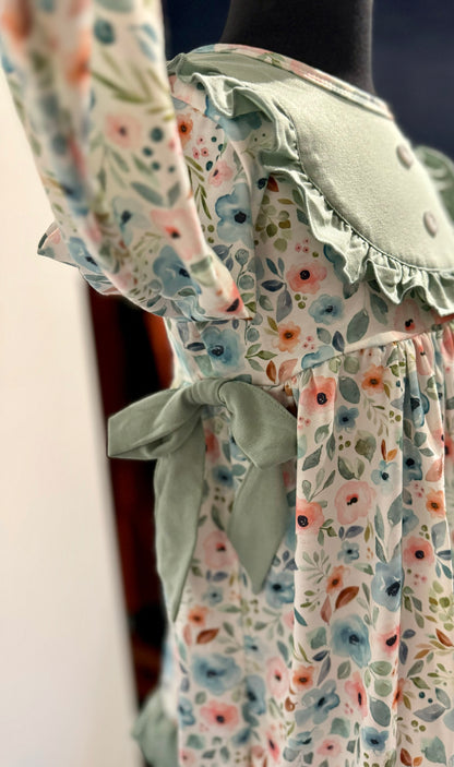 Emery Dress in Mint- Girls (18M-6)