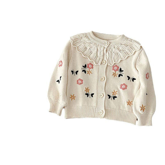 Meadow Joy Sweater in Cream- Infant/Girls (6M-3)