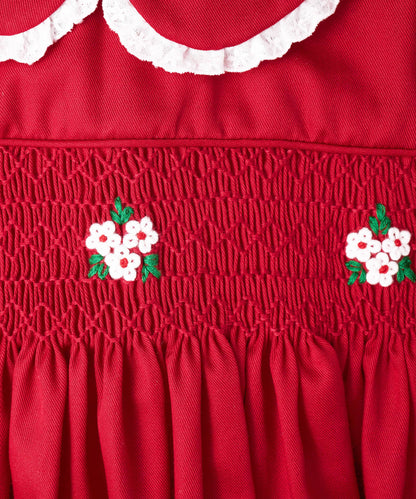 Margaret Dress in Red- Infant & Girls (12M-6X)