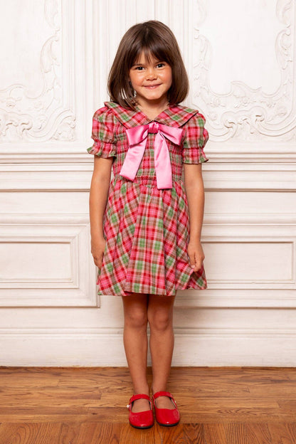 *PREORDER* Mini Alice Dress in Rosewood Tartan- Girls (2T-13/14)