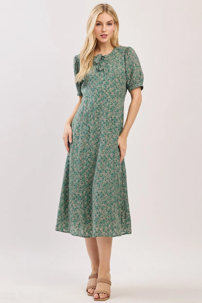 Verity Dress in Agave Green- Misses (S-L)