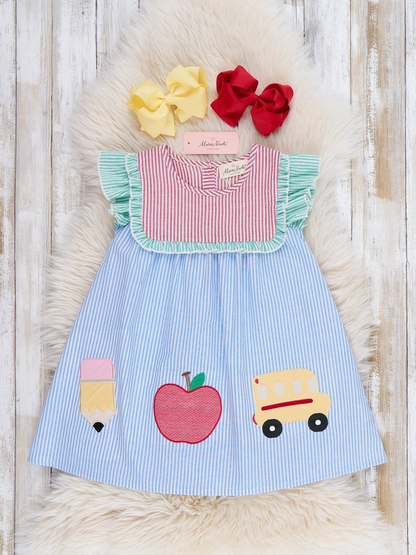 School Days Dress in Blue- Girls/Tween (7,8,9/10)