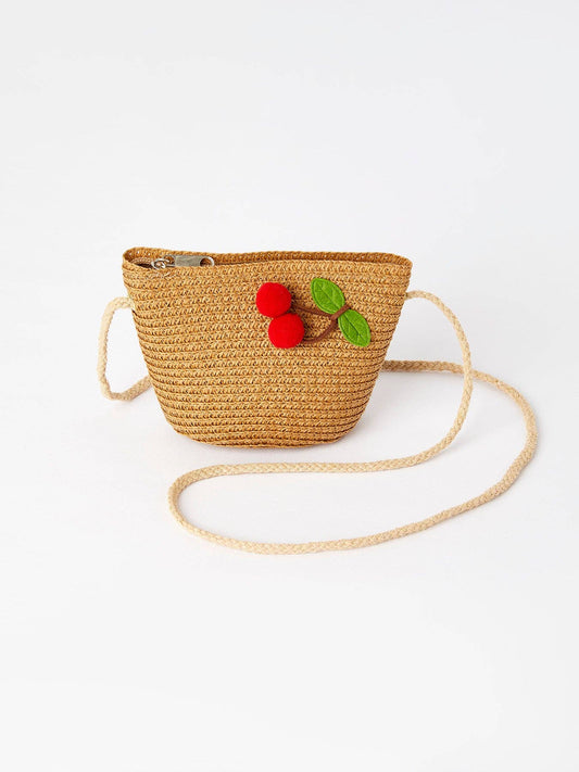 Cherry Accent Crossbody Bag- Girls