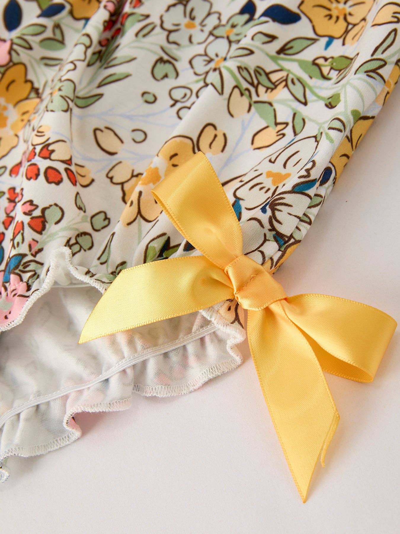Goldie Romper in Gold Multi- Infant Girls (3M-18M)