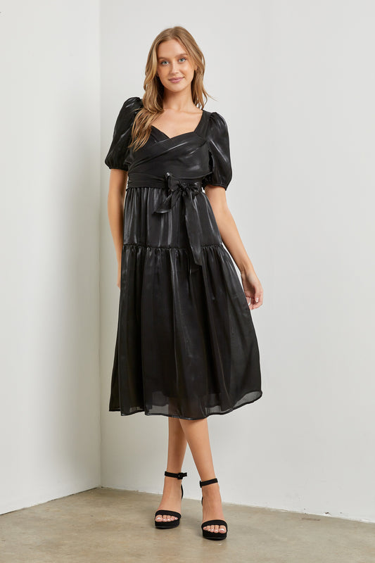 Sweetheart Dress in Black- Misses & Plus (2X-3X)