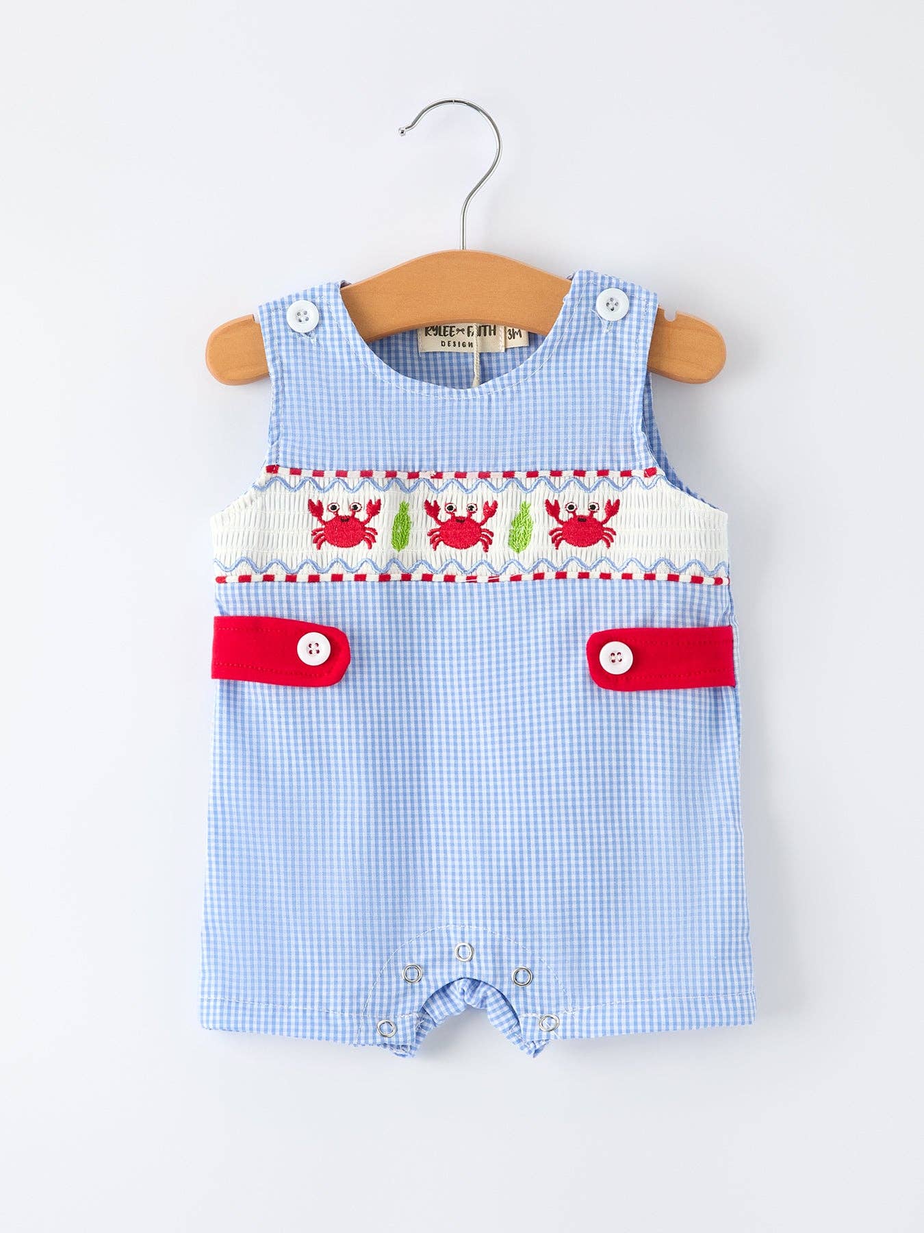 Beckett Romper in Blue- Infant Boys (3M-18M)