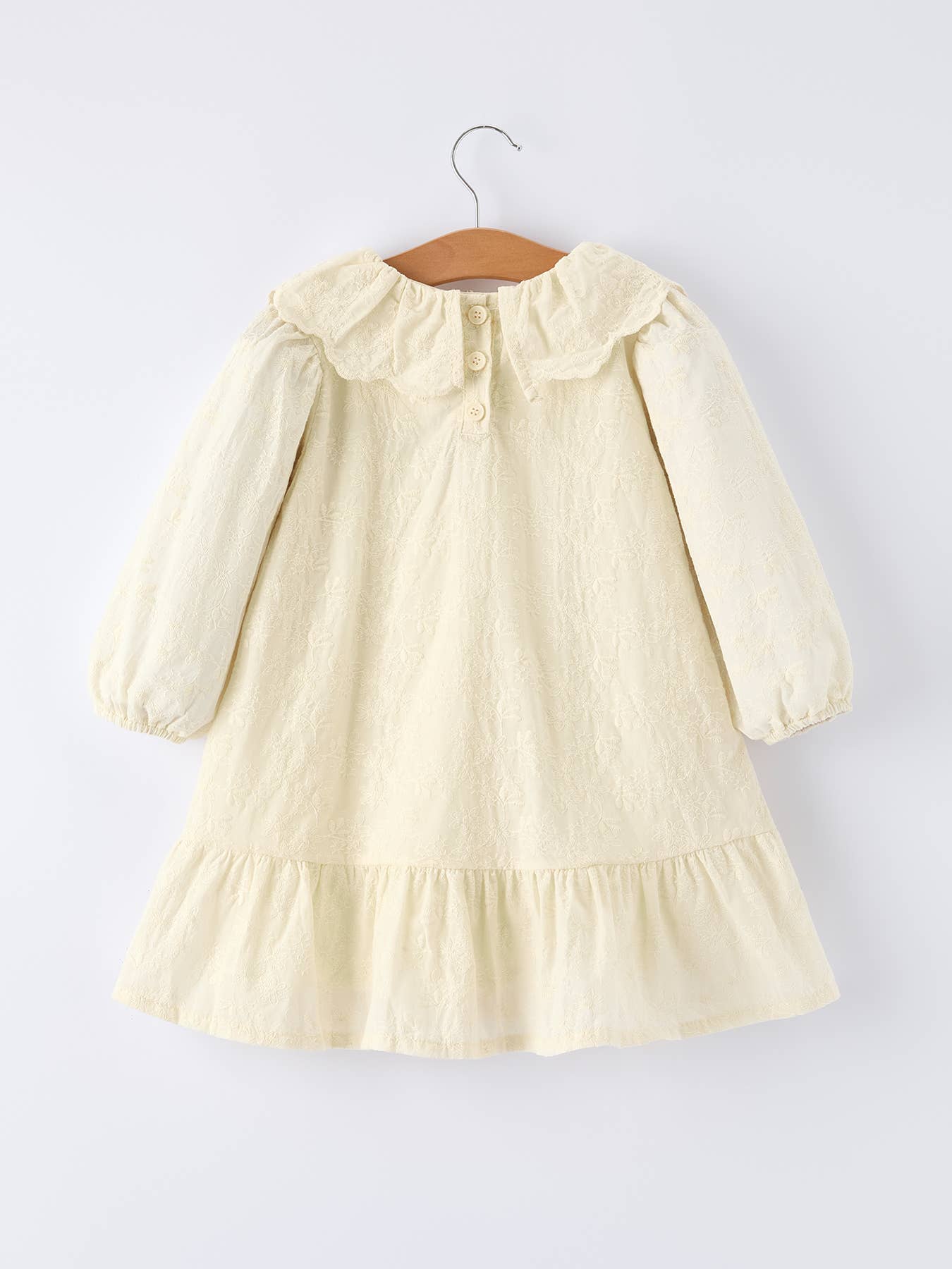 Adelaide Dress in Cream- Girls (18M-5)