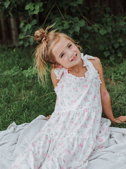 Annalise Dress in White- Girls (2-8/9)