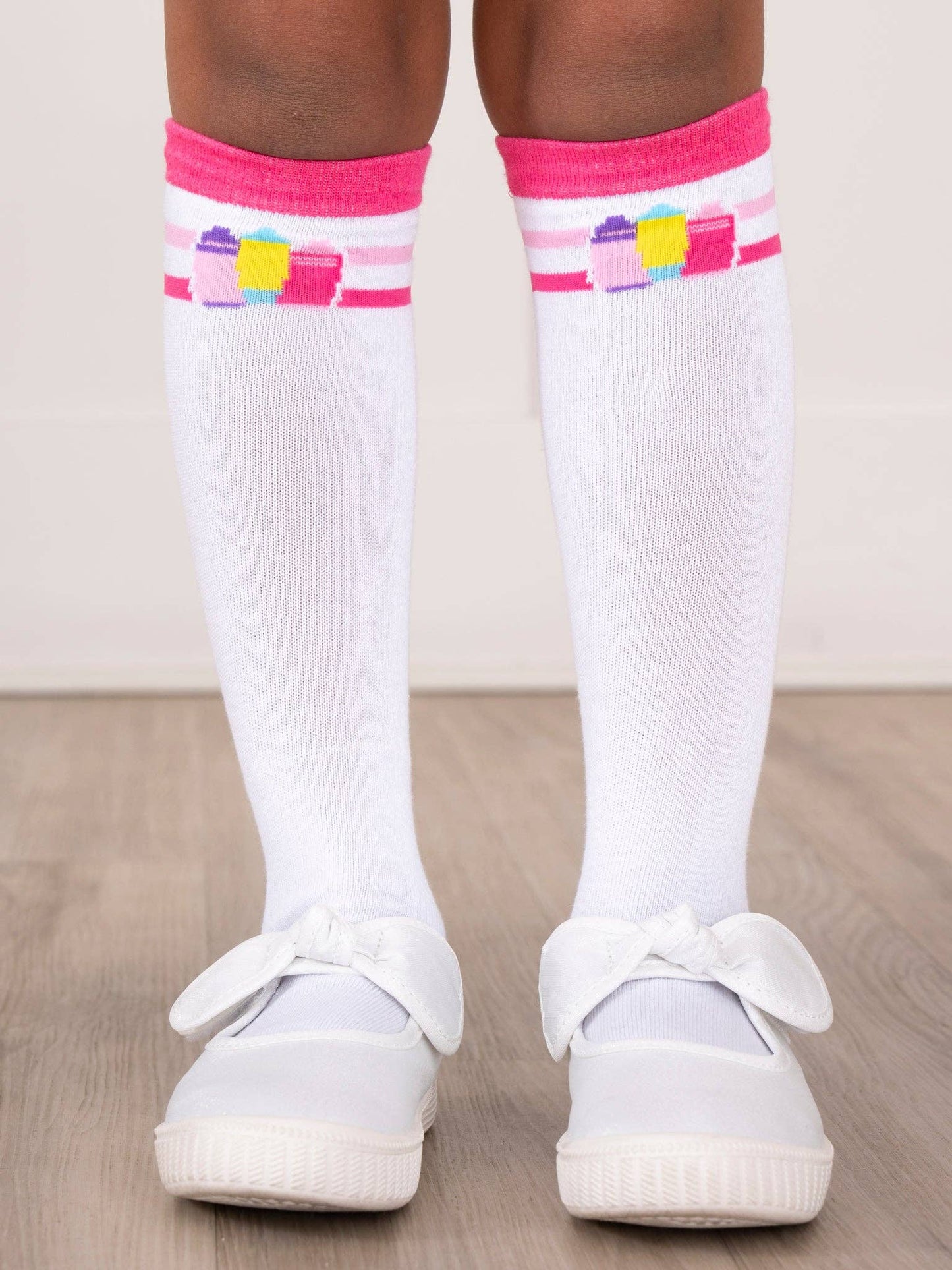 Knee Socks in Cutie Crayons- Girls (OS)