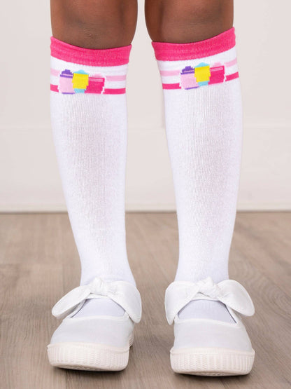 Knee Socks in Cutie Crayons- Girls (OS)
