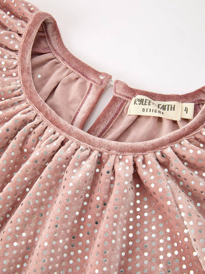 Blushing Belle Dress in Dusty Rose- Girls (2-7)