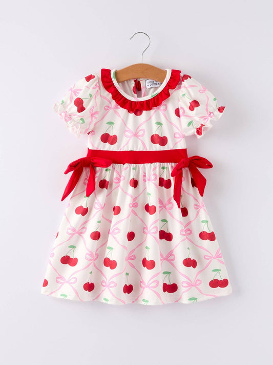 Sofie Dress in White- Girls (2-7)