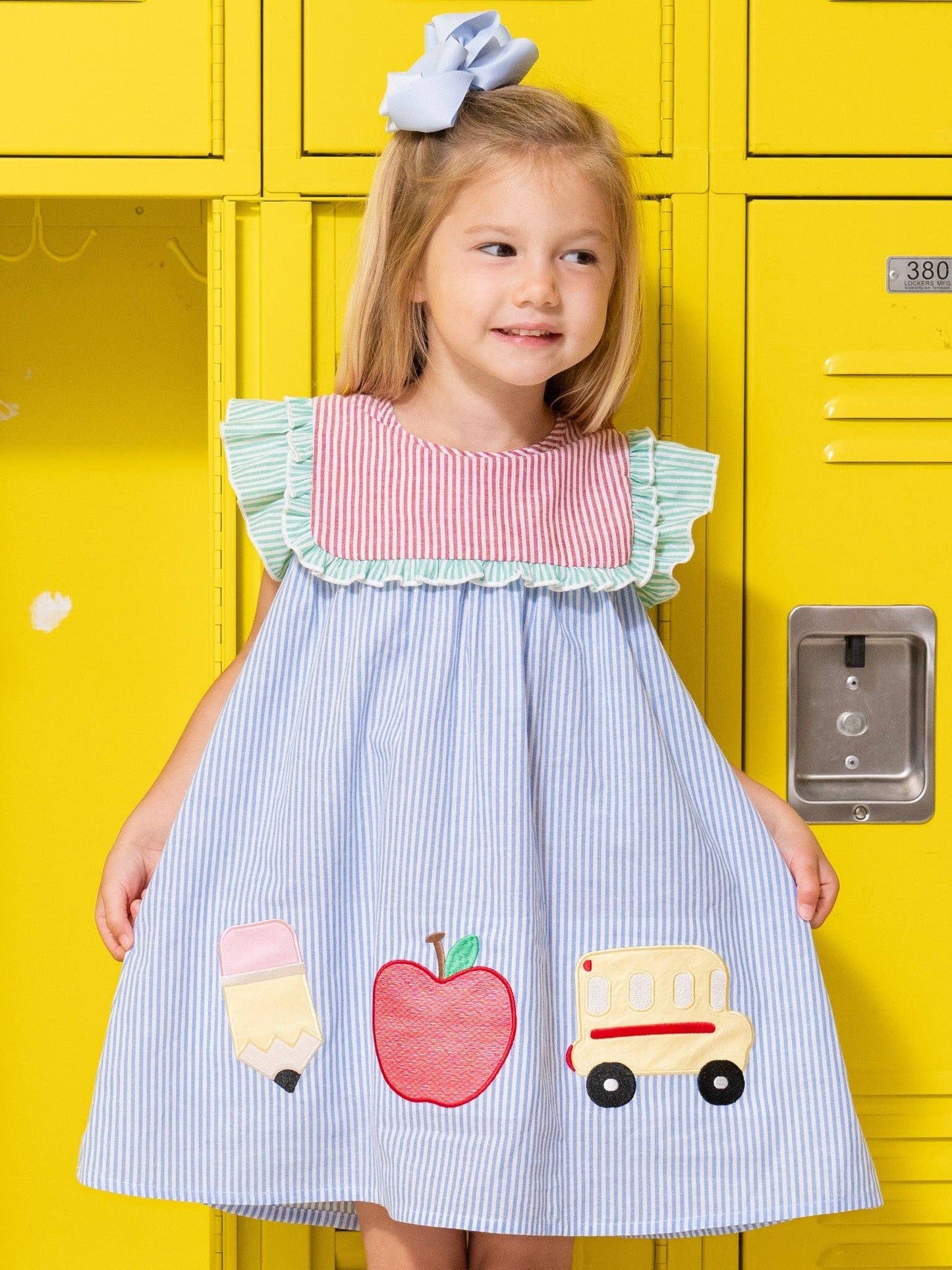 School Days Dress in Blue- Girls/Tween (7,8,9/10)