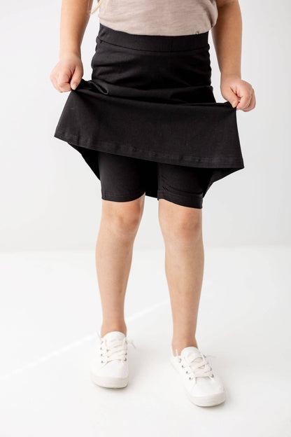 Zoey Skort in Black- Girls & Tween (4-14)