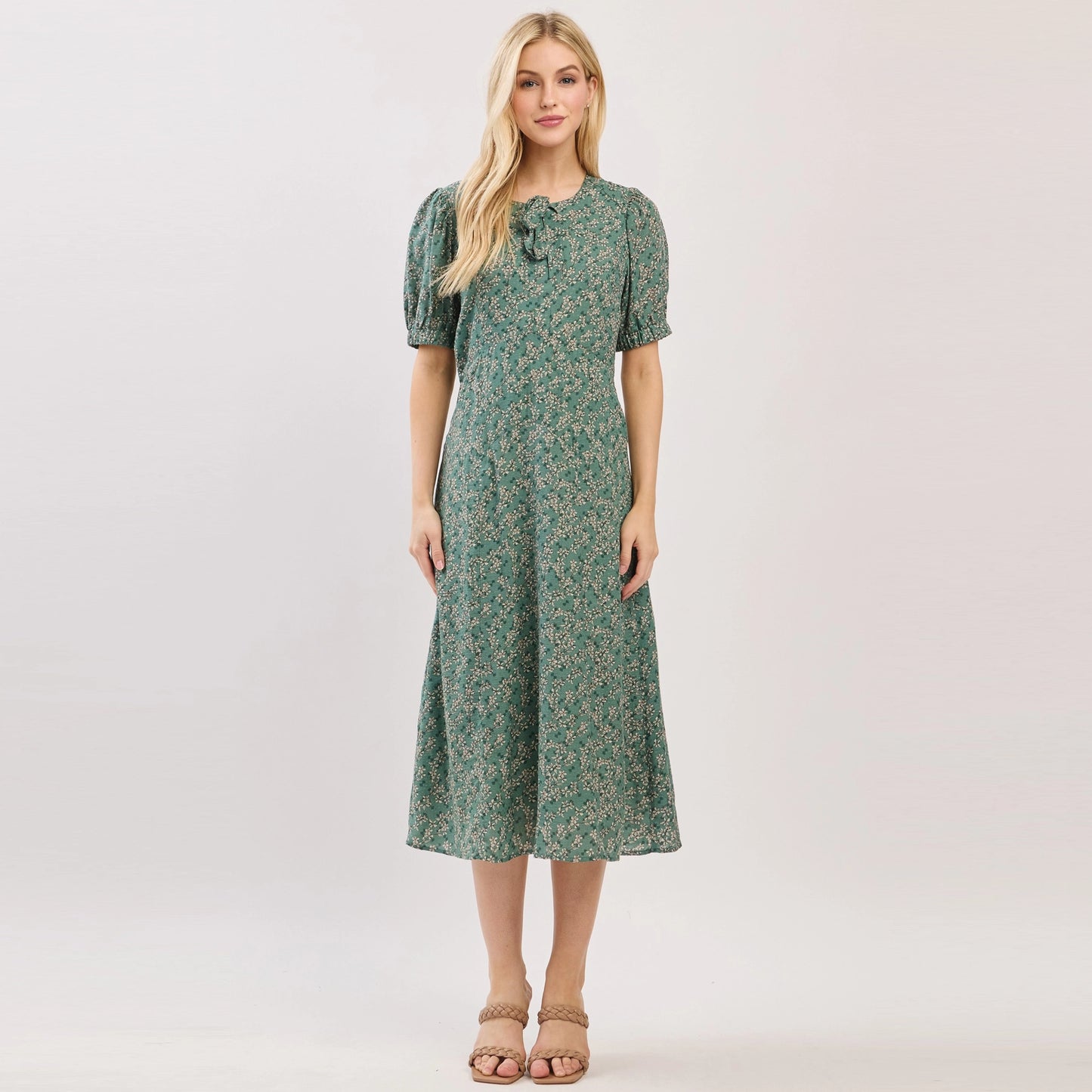 Verity Dress in Agave Green- Misses (S-L)