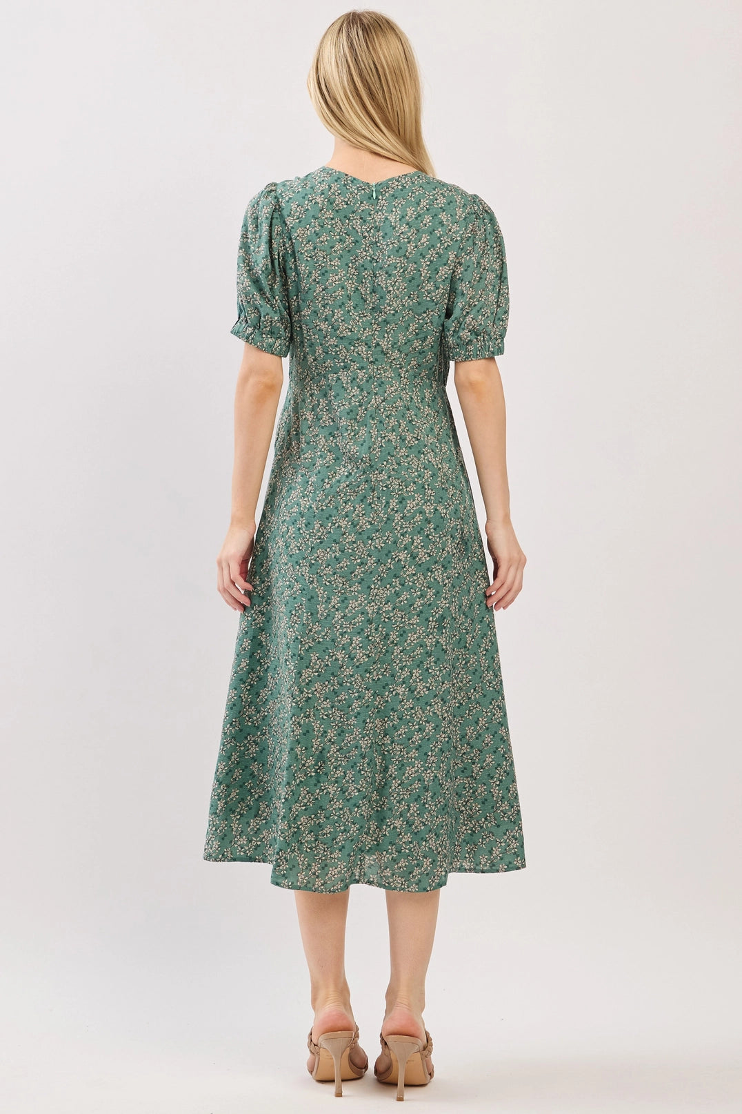 Verity Dress in Agave Green- Misses (S-L)