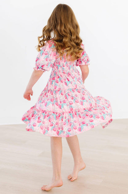 Strawberry Shortcake Smocked Dress in Pink- Girls (2T-7/8)