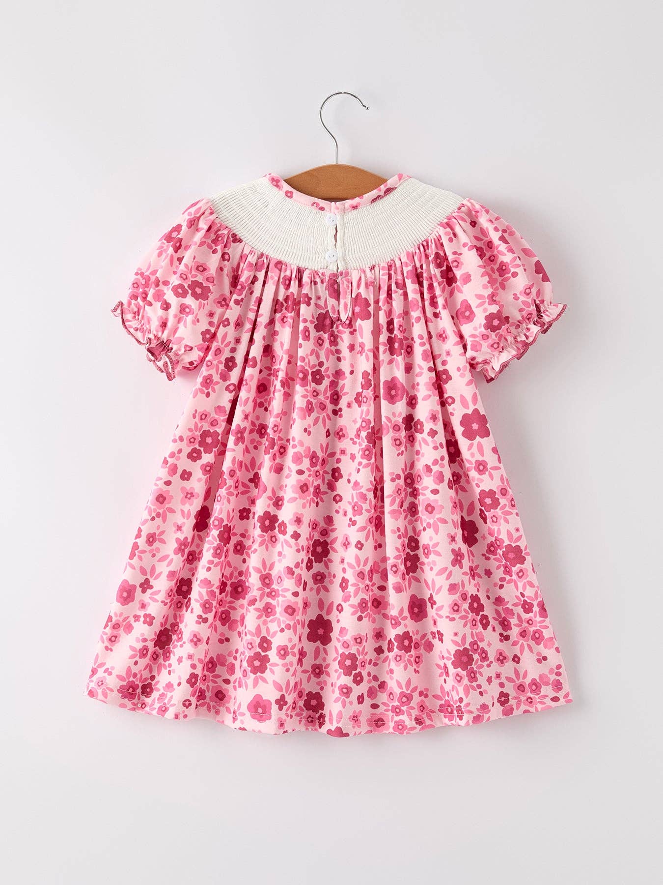 Boots Smocking Dress in Pink- Girls (2-7)