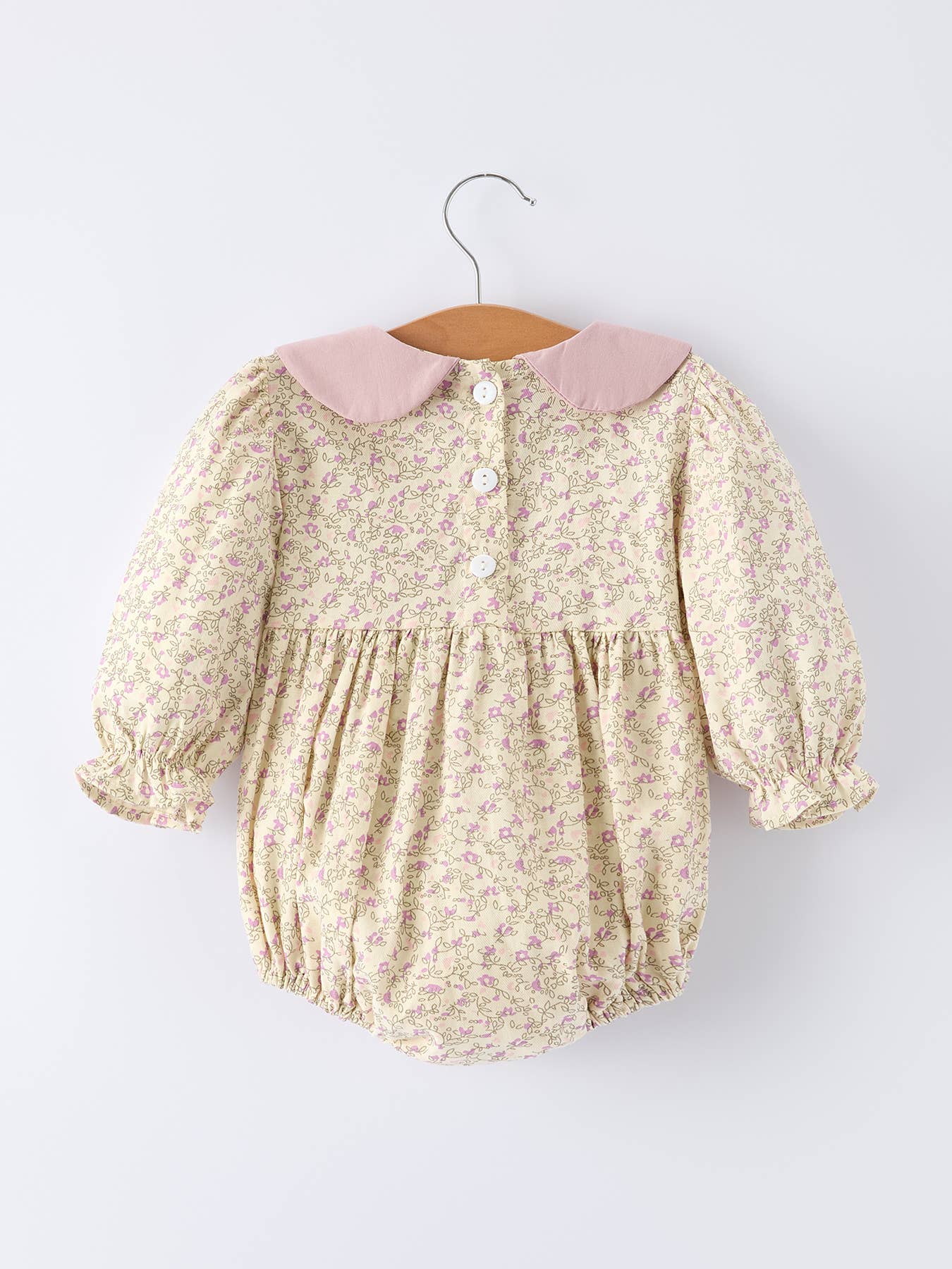 Primrose Romper in Pink- Infant Girls (6M-24M)