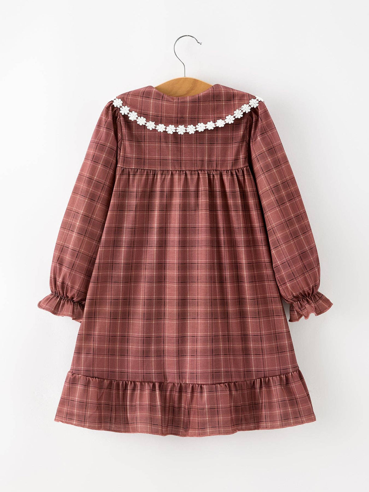 Prairie Rose Dress in Brown- Girls (2-6)