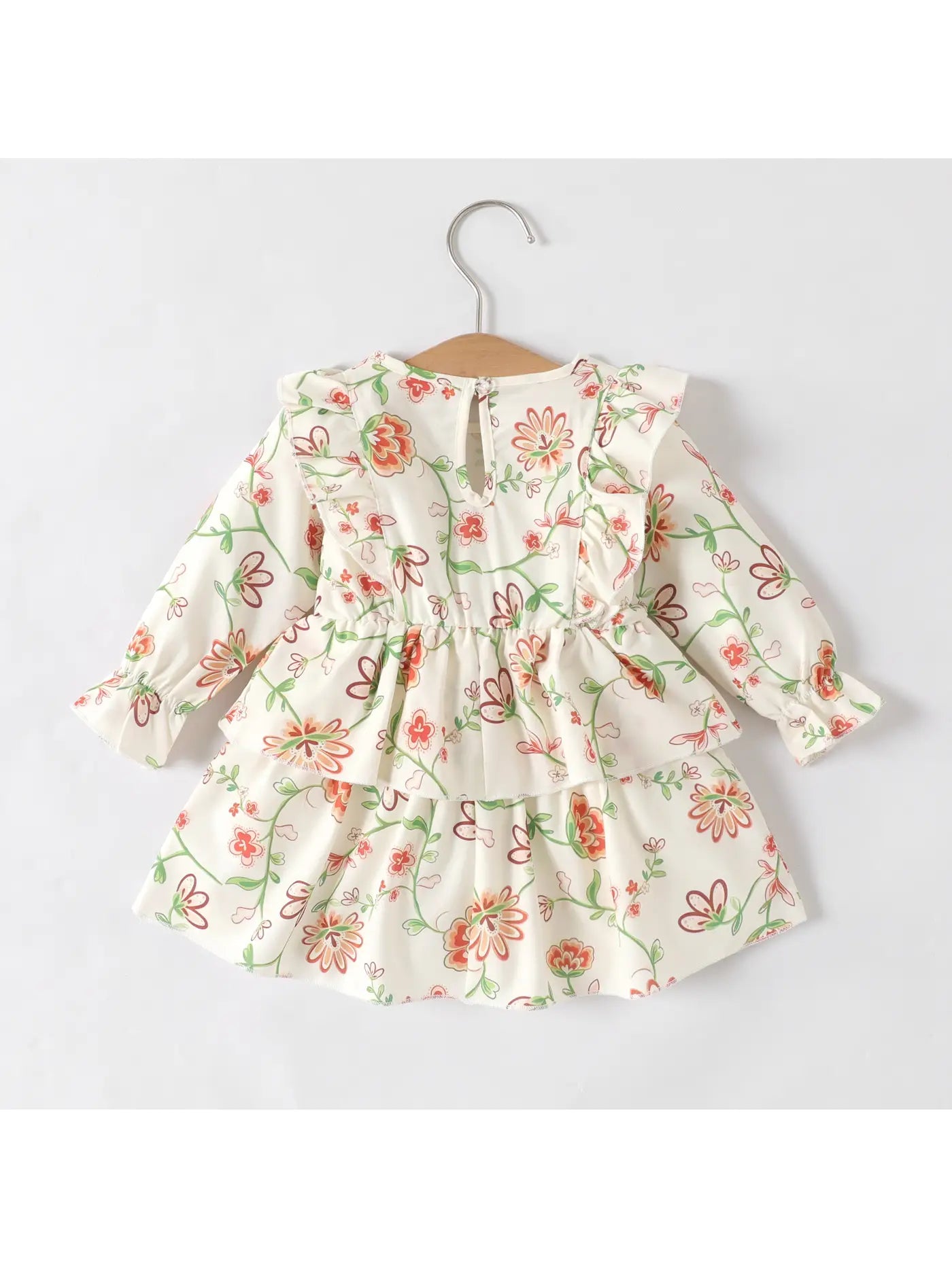 Khloe Dress in Apricot- Girls Infant (3/6M - 18/24M)