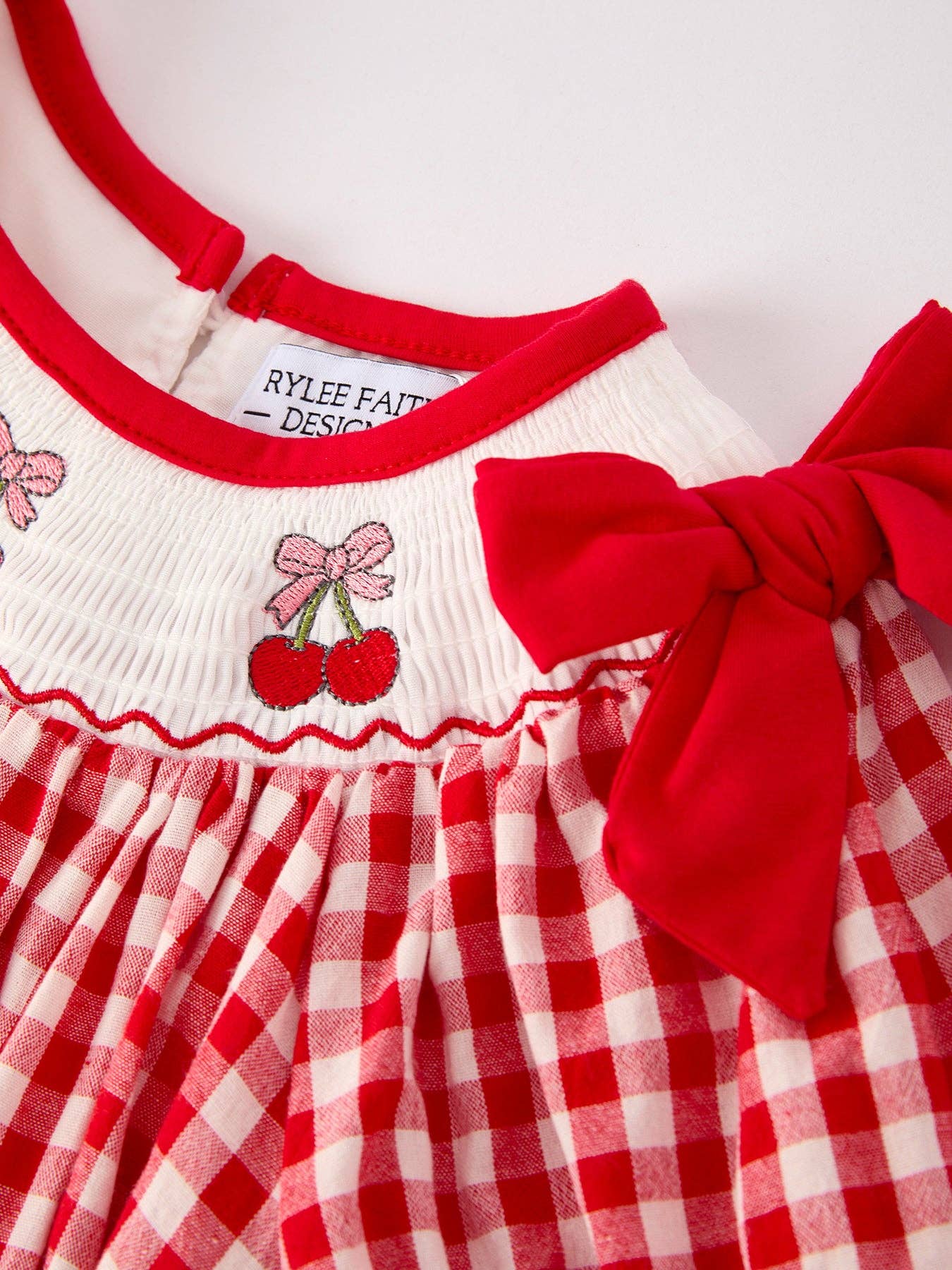 Cherry Dress in Red- Girls (6)