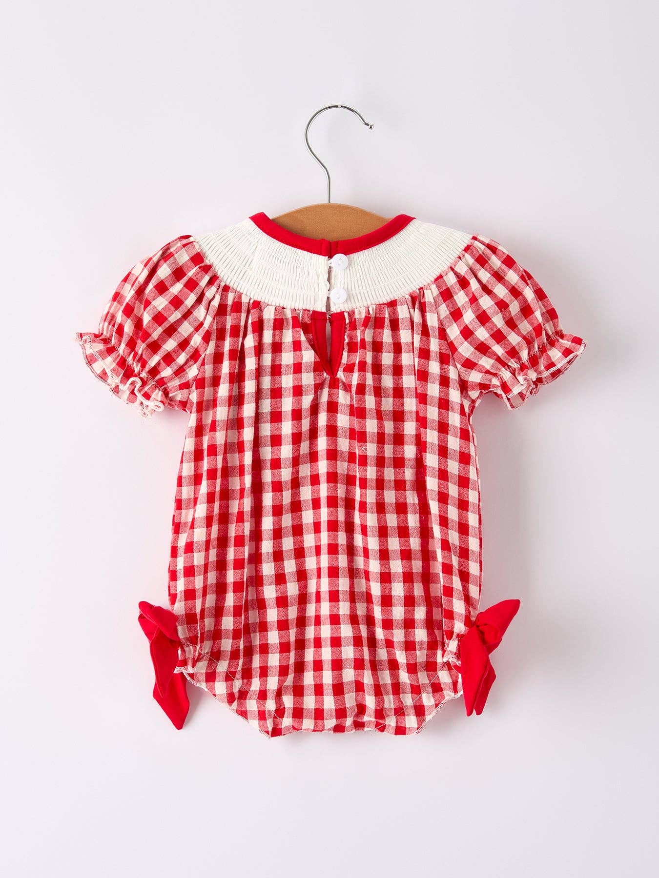 Cherry Romper in Red- Infant Girls (3M-12M)