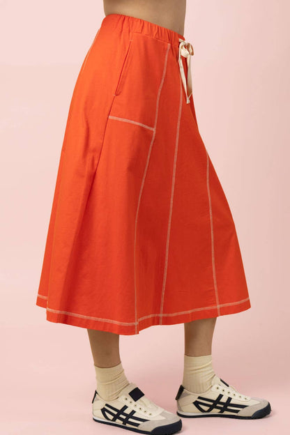 Andie Skirt in Tomato- Misses (M)