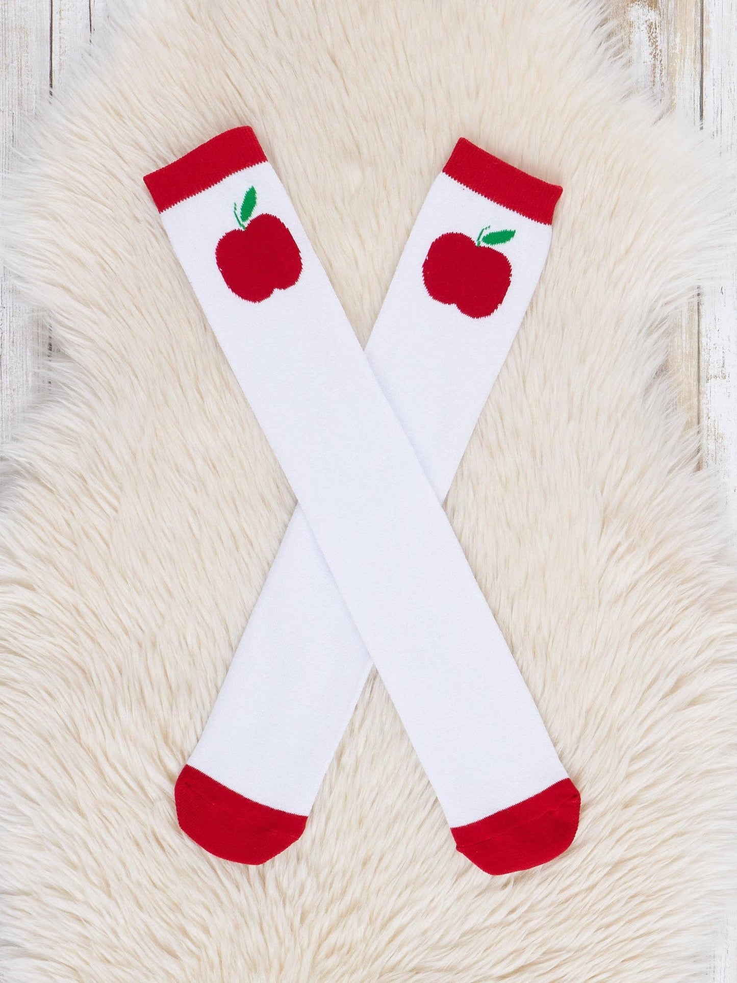 Knee Socks in Apple a Day- Girls (OS)
