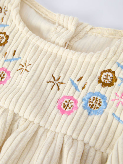 Mabel Romper in Cream- Infant Girls (6M-24M)