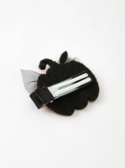 Sparkling Pumpkin Hair Clip- Hair Accessories