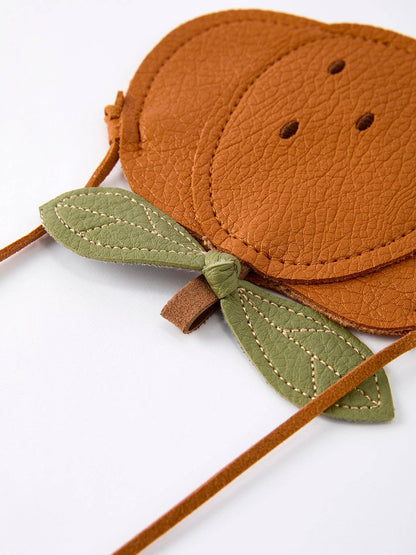 Pumpkin Crossbody Bag in Orange- Girls Accessories