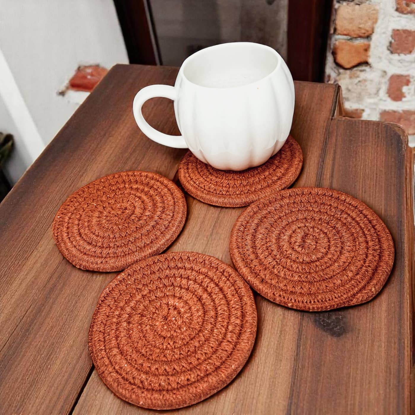 Fall Fabric Coaster Sets- Accessories