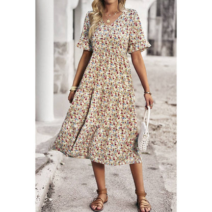 Maribelle Dress in Beige- Misses (L)